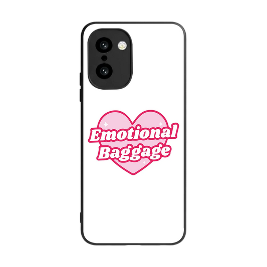 Emotional Baggage back phone cover | glass case for oneplus 15r