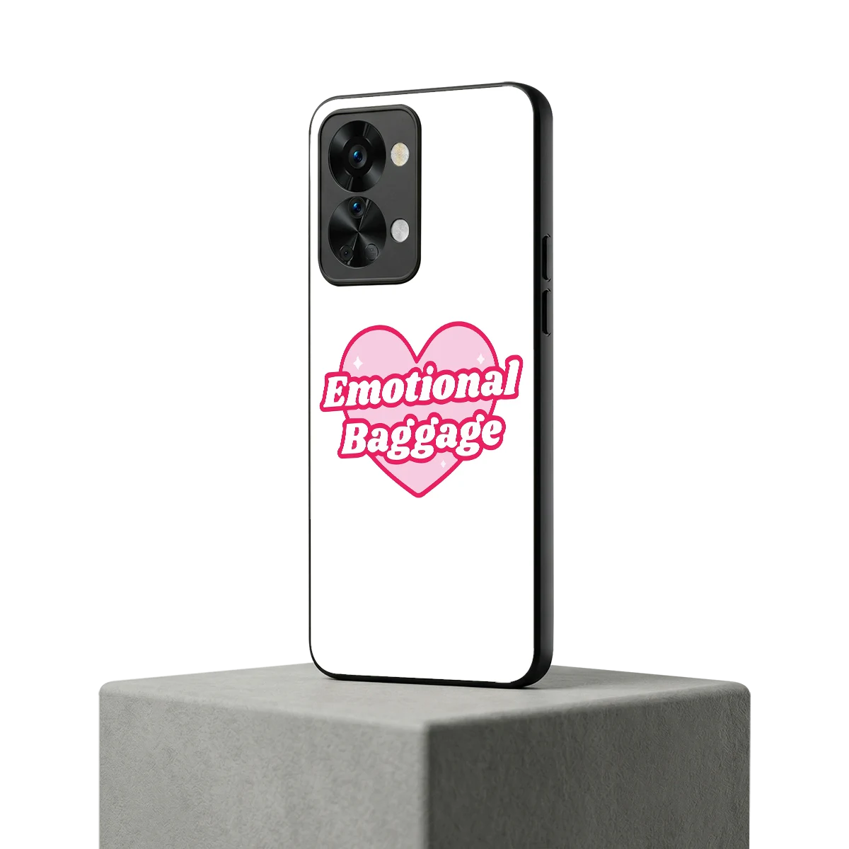 Emotional Baggage oneplus nord 2t mobile cover | shockproof glass phone case