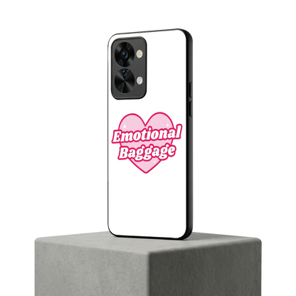 Emotional Baggage oneplus nord 2t mobile cover | shockproof glass phone case