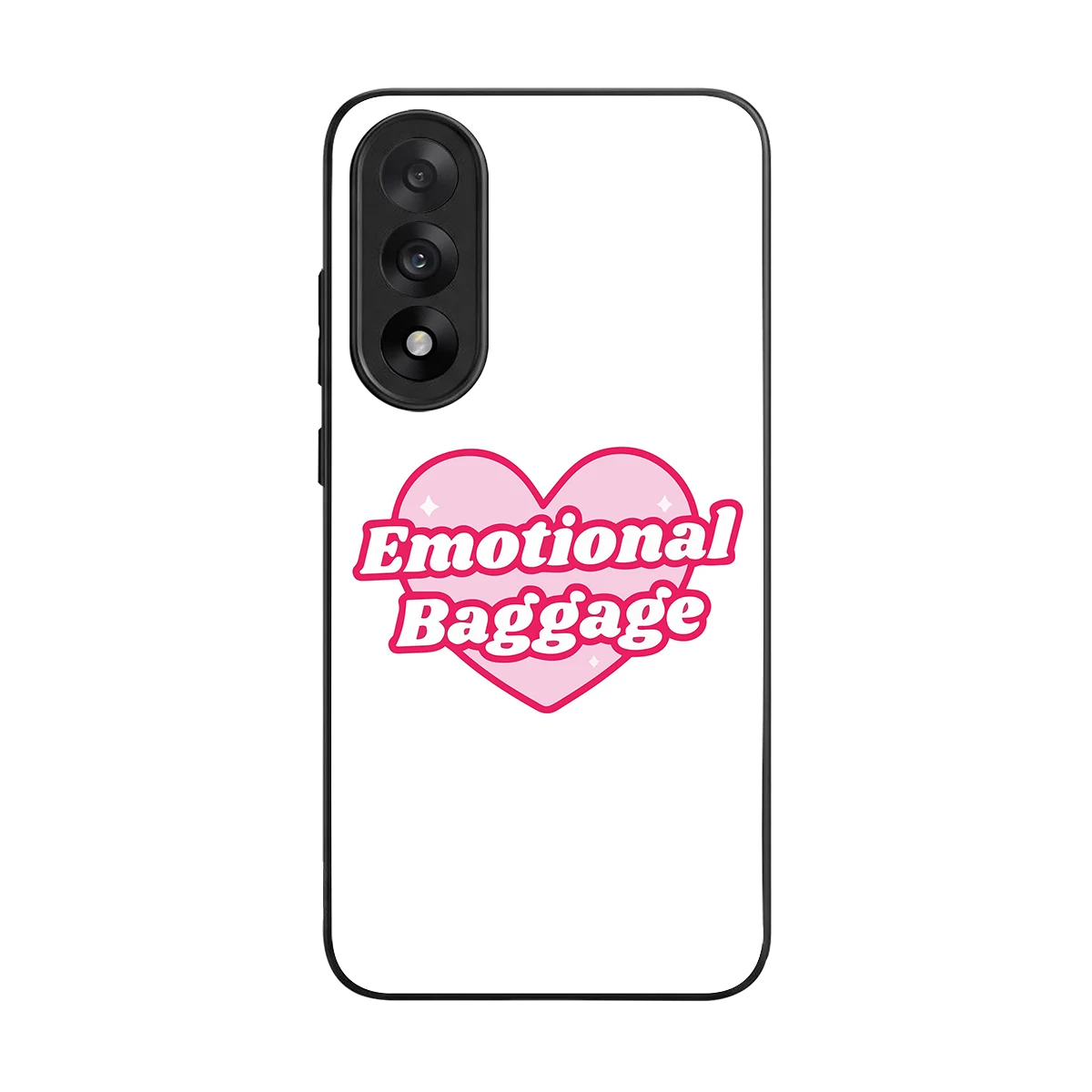 Emotional Baggage back phone cover | glass case for oneplus nord 5