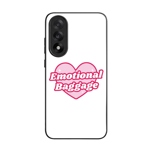 Emotional Baggage back phone cover | glass case for oneplus nord 5