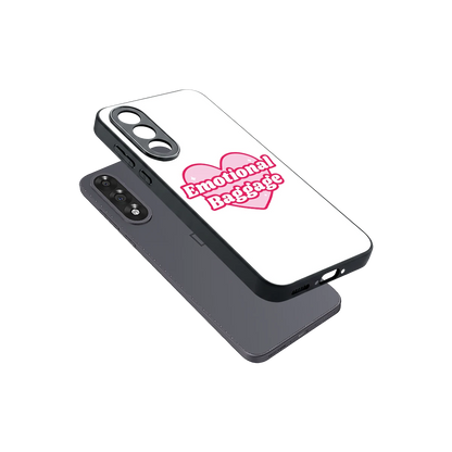 Emotional Baggage sleek oneplus nord 5 cover with tempered glass back and TPU edges