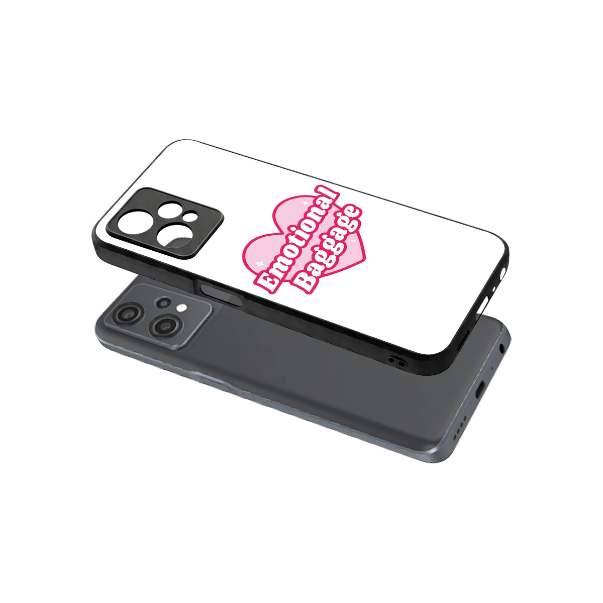 Emotional Baggage sleek oneplus nord ce 2 lite cover with tempered glass back and TPU edges