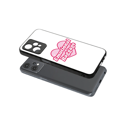 Emotional Baggage sleek oneplus nord ce 2 lite cover with tempered glass back and TPU edges