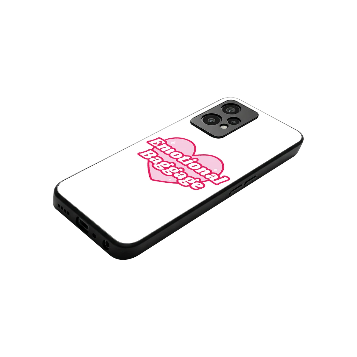 Emotional Baggage stylish phone case for oneplus nord ce 2 lite | glossy glass and slim fit