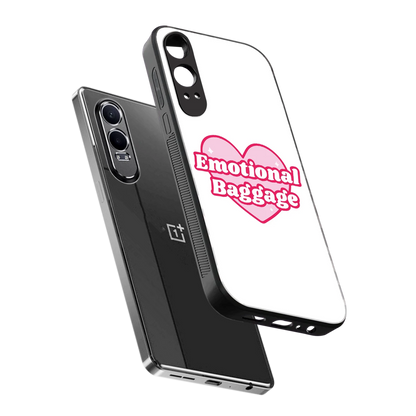 Emotional Baggage sleek oneplus nord ce 4 lite cover with tempered glass back and TPU edges