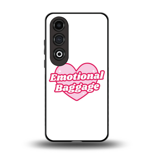 Emotional Baggage back phone cover | glass case for oneplus nord ce 4