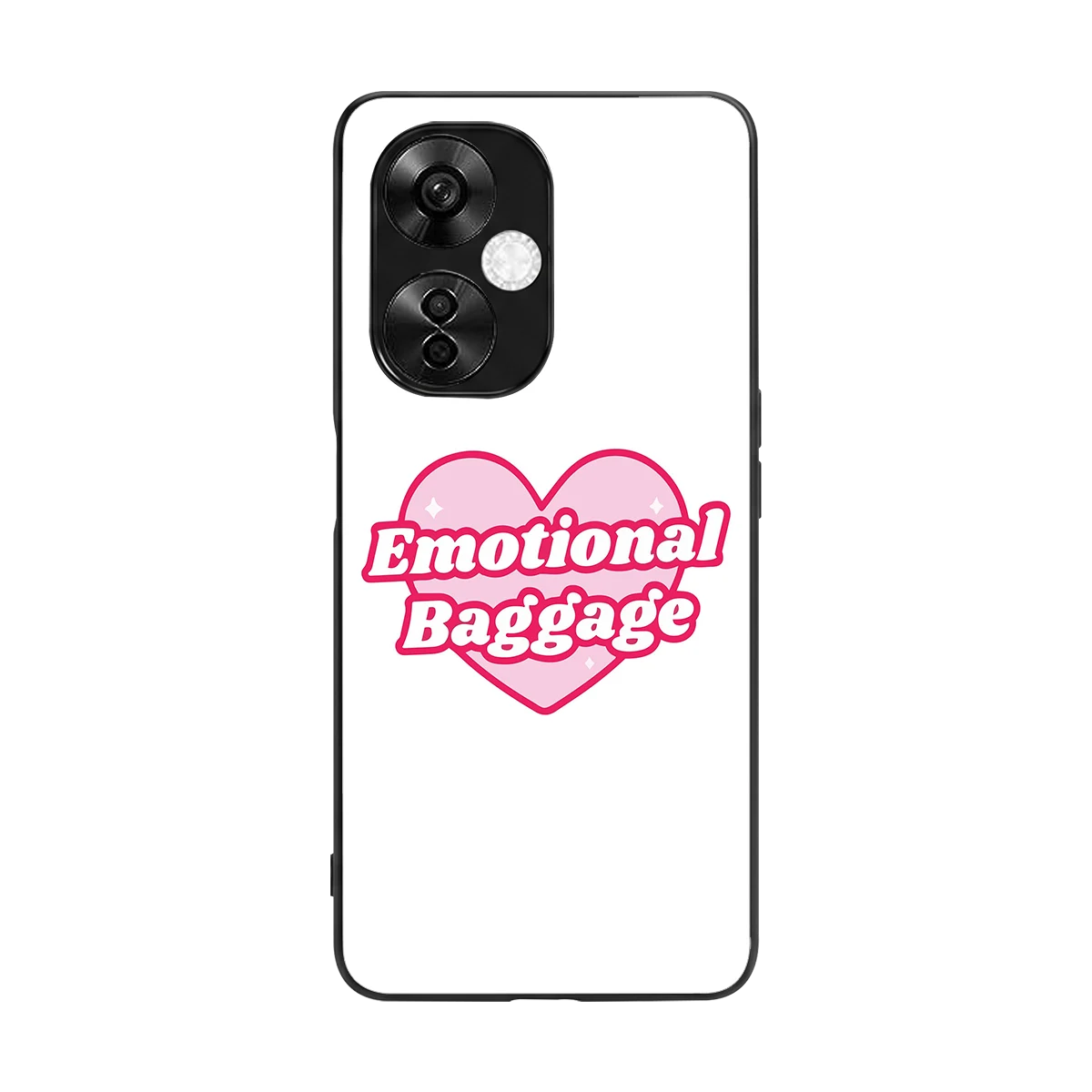 Emotional Baggage back phone cover | glass case for oneplus nord ce 3 lite