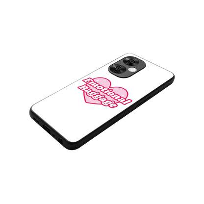 Emotional Baggage stylish phone case for oneplus nord ce 3 lite | glossy glass and slim fit