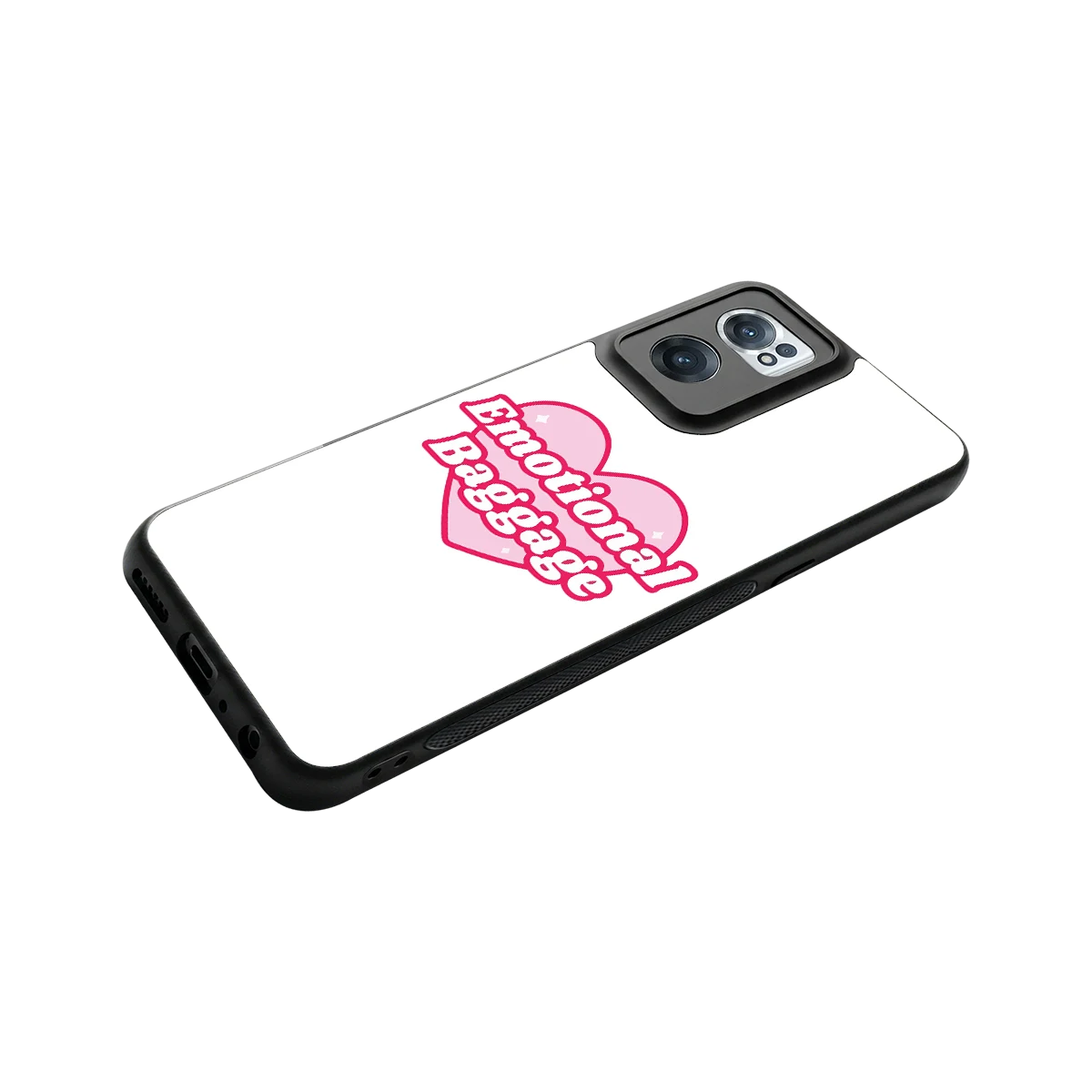 Emotional Baggage stylish phone case for oneplus nord ce 2 | glossy glass and slim fit