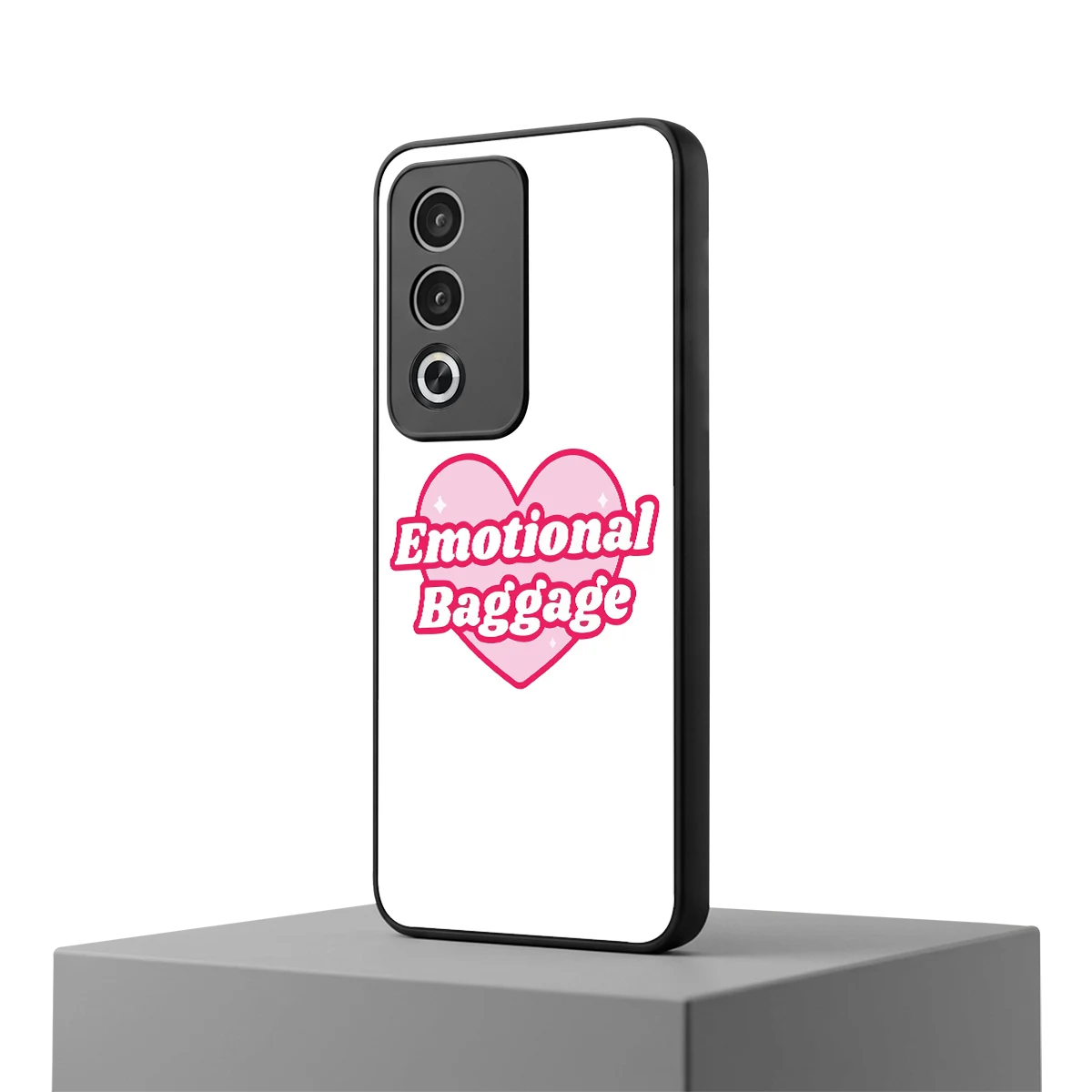 Emotional Baggage oppo a3 pro mobile cover | shockproof glass phone case