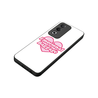 Emotional Baggage stylish phone case for oppo a3 pro | glossy glass and slim fit