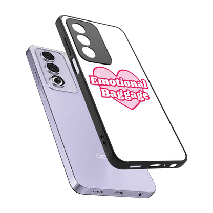 Emotional Baggage sleek oppo a3 pro cover with tempered glass back and TPU edges