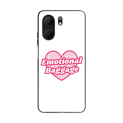 Emotional Baggage back phone cover | glass case for oppo a5x 5g