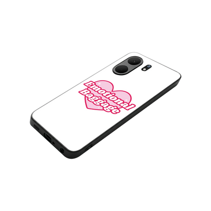 Emotional Baggage stylish phone case for oppo a5x 5g | glossy glass and slim fit
