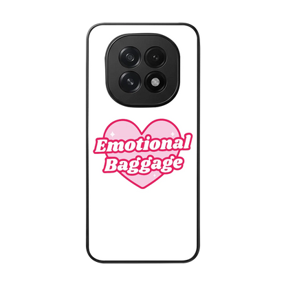 Emotional Baggage back phone cover | glass case for oppo f29 5g
