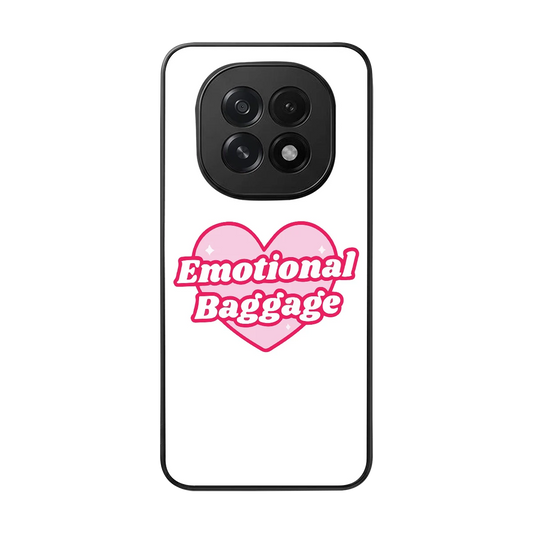 Emotional Baggage back phone cover | glass case for oppo f29 5g
