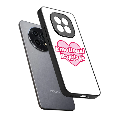 Emotional Baggage sleek oppo f29 pro 5g cover with tempered glass back and TPU edges