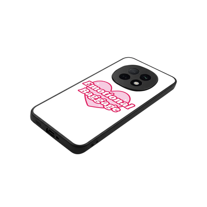 Emotional Baggage stylish phone case for oppo f29 pro 5g | glossy glass and slim fit
