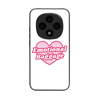 Emotional Baggage back phone cover | glass case for oppo f31 pro 5g