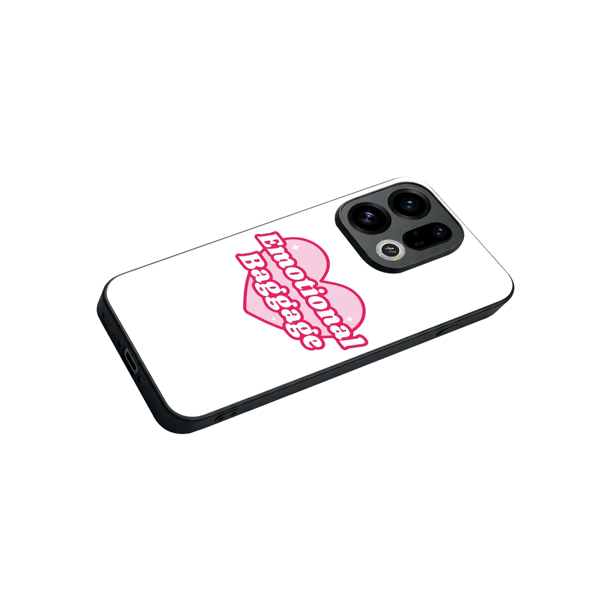Emotional Baggage stylish phone case for oppo find x9 | glossy glass and slim fit