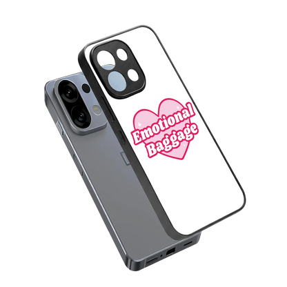 Emotional Baggage sleek oppo k13 5g cover with tempered glass back and TPU edges