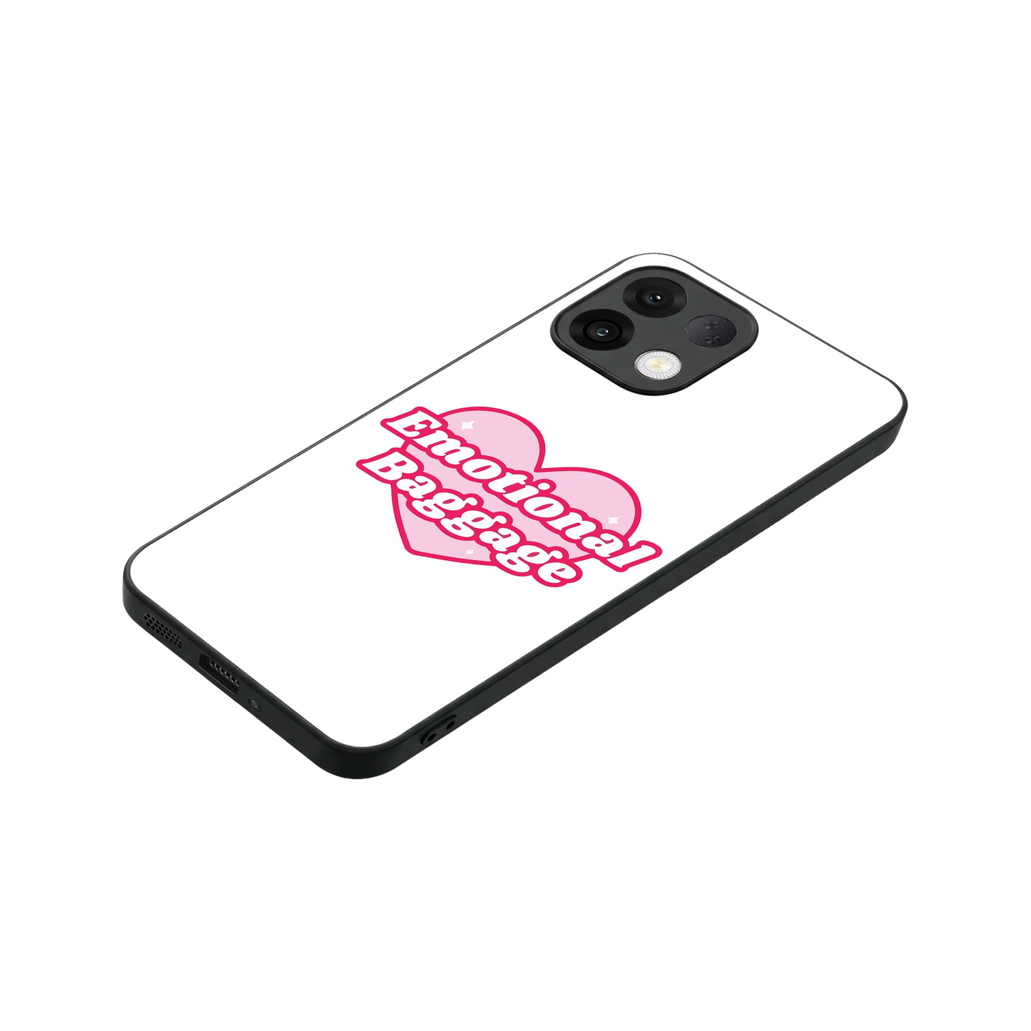 Emotional Baggage stylish phone case for oppo k13 5g | glossy glass and slim fit