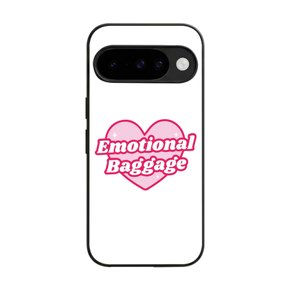Emotional Baggage back phone cover | glass case for google pixel 10