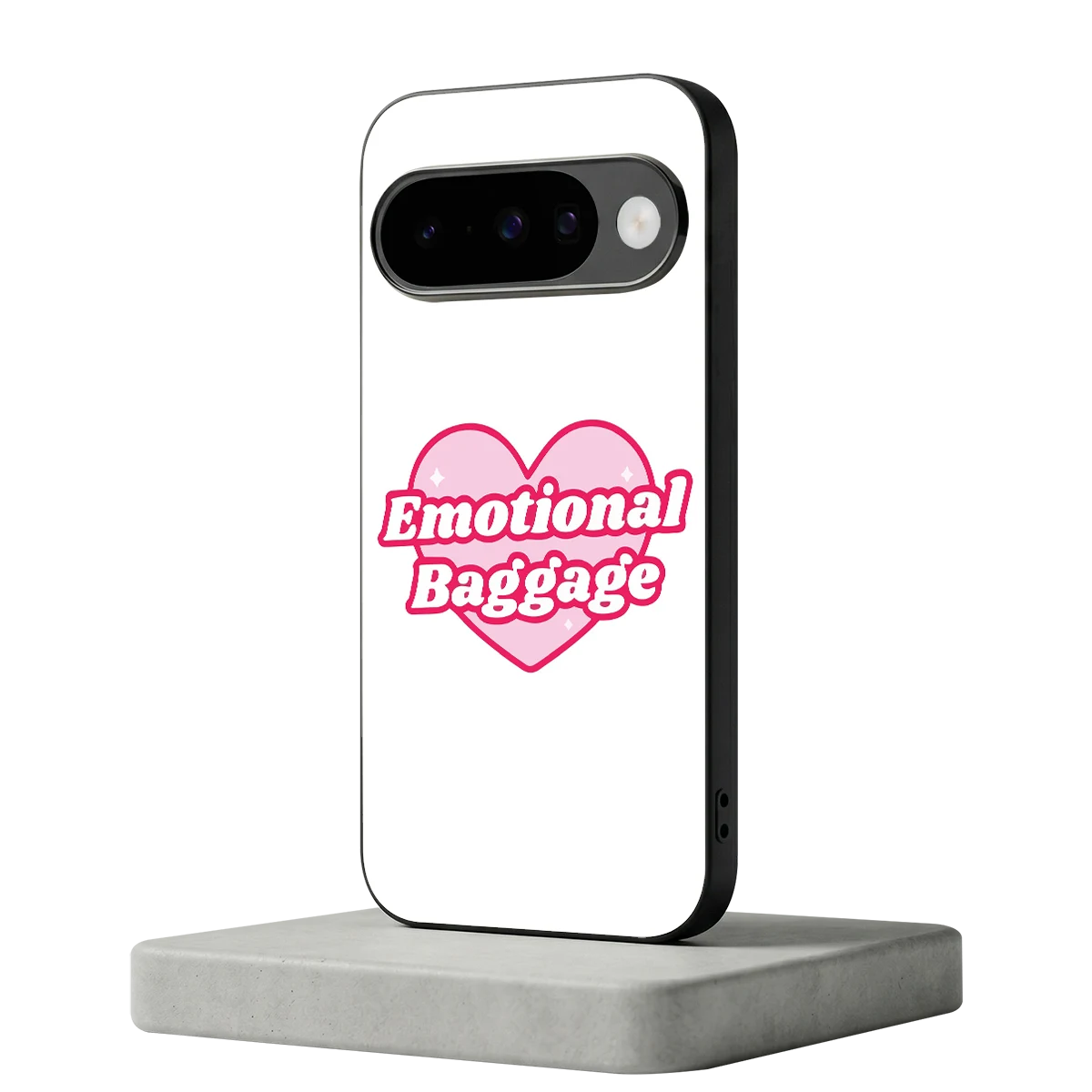Emotional Baggage google pixel 10 mobile cover | shockproof glass phone case