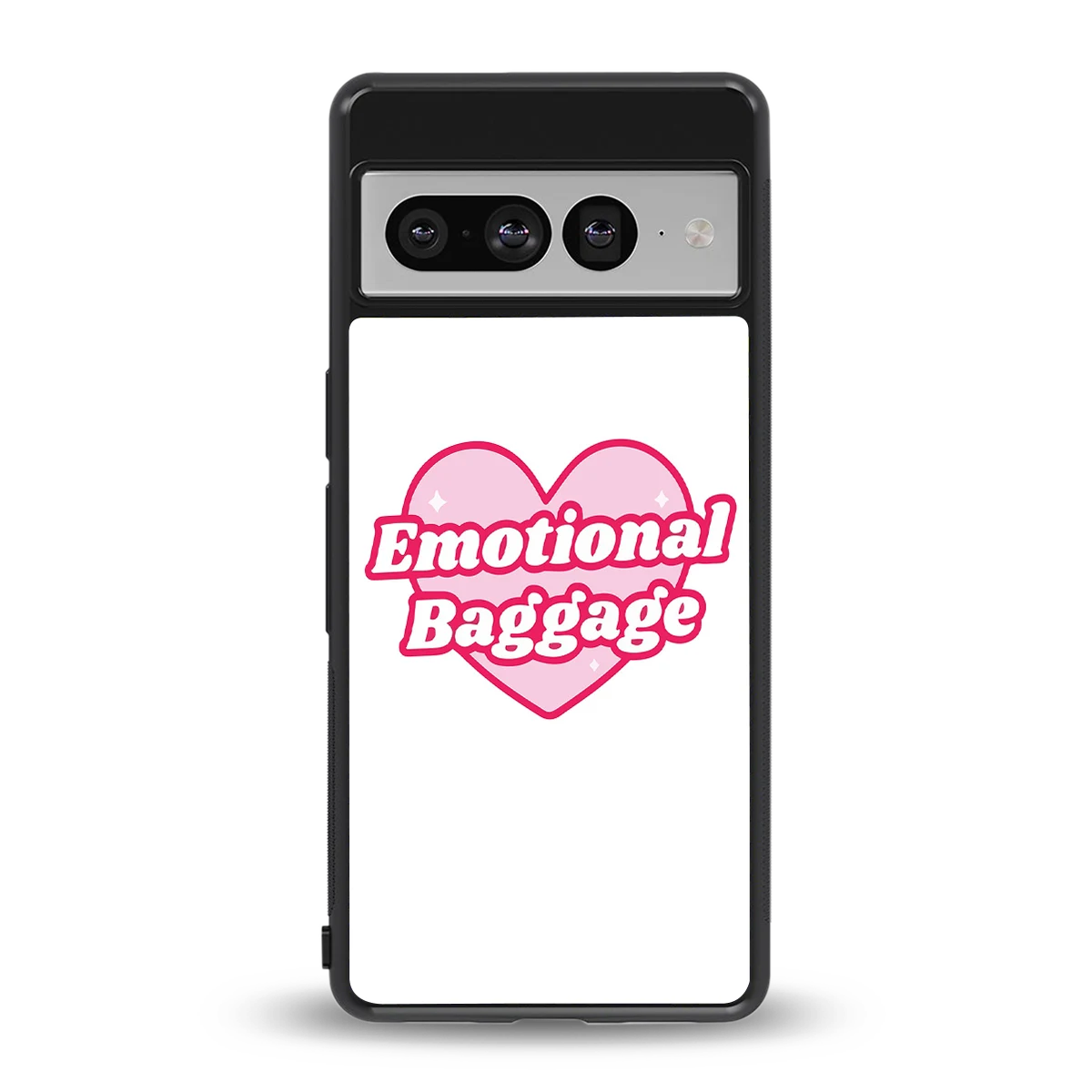 Emotional Baggage back phone cover | glass case for google pixel 7 pro
