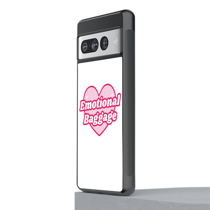 Emotional Baggage stylish phone case for google pixel 7 pro | glossy glass and slim fit