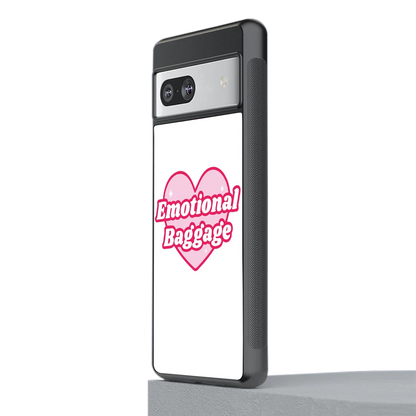 Emotional Baggage stylish phone case for google pixel 7 | glossy glass and slim fit