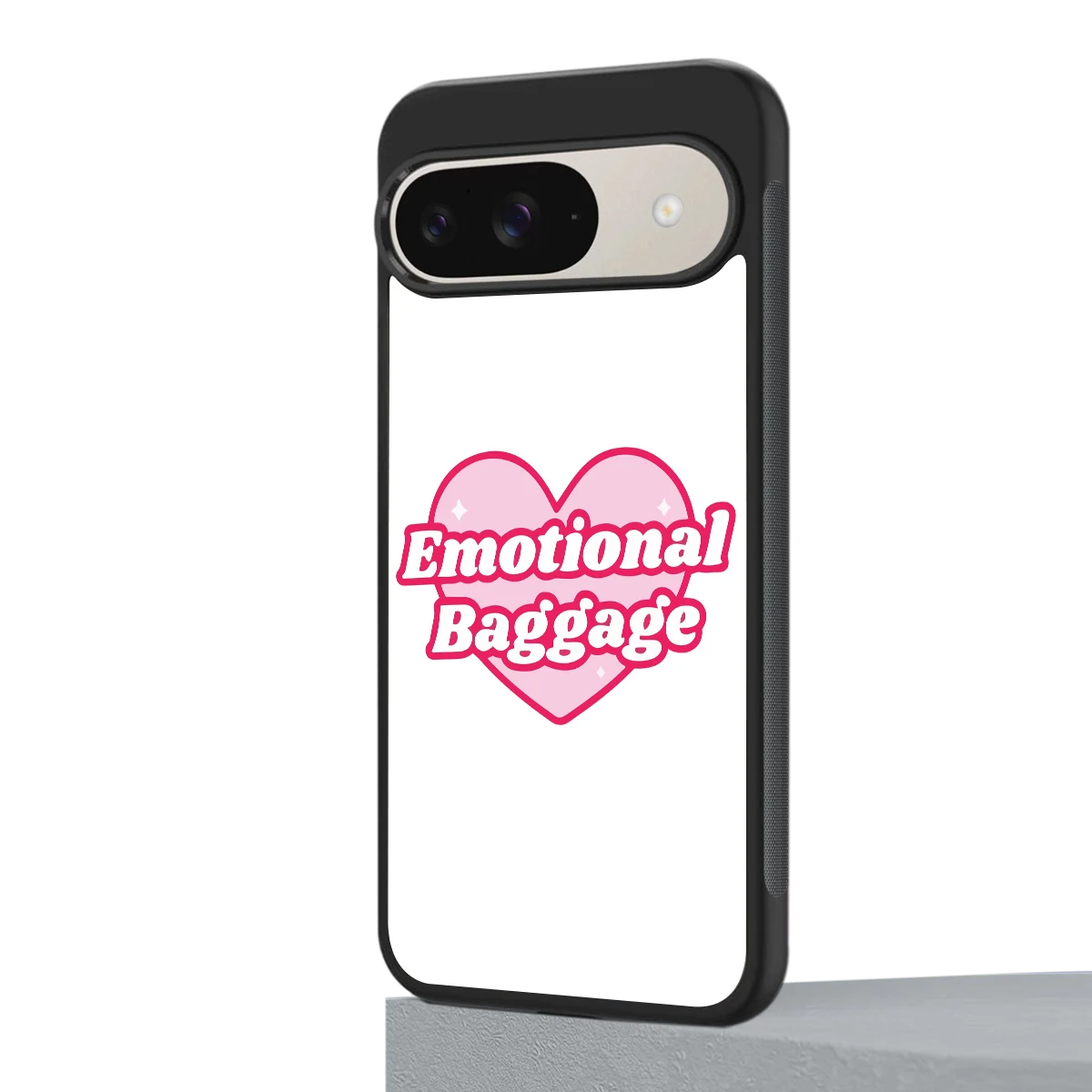 Emotional Baggage google pixel 9 mobile cover | shockproof glass phone case