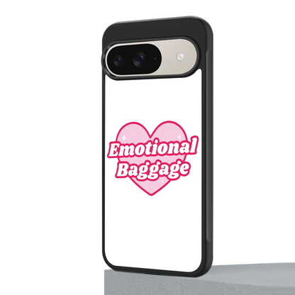 Emotional Baggage google pixel 9 mobile cover | shockproof glass phone case