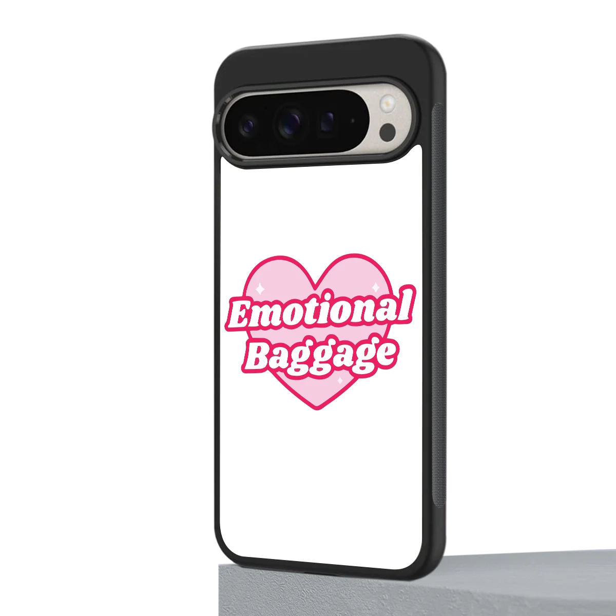 Emotional Baggage google pixel 9 pro mobile cover | shockproof glass phone case