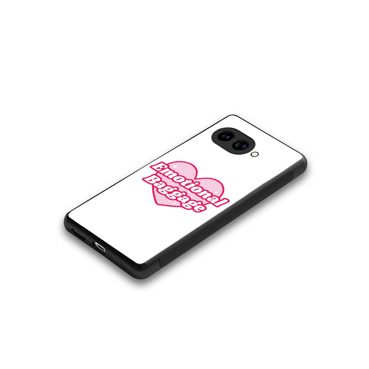 Emotional Baggage stylish phone case for google pixel 10a | glossy glass and slim fit