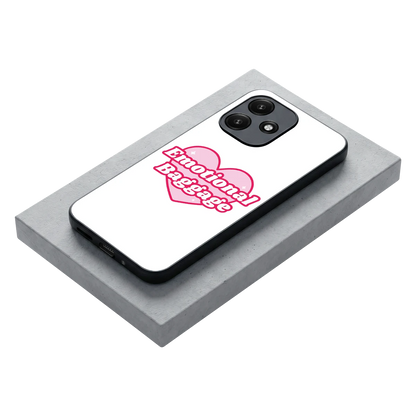 Emotional Baggage stylish phone case for redmi 12 5g | glossy glass and slim fit