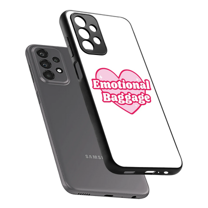 Emotional Baggage sleek samsung galaxy a23 cover with tempered glass back and TPU edges