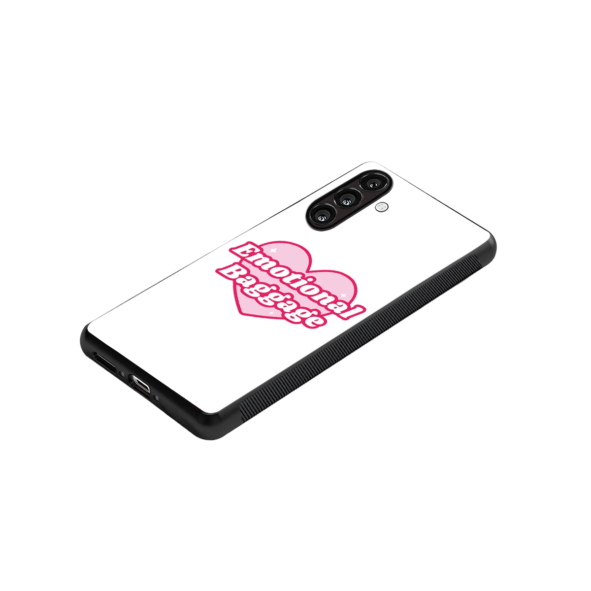 Emotional Baggage stylish phone case for samsung galaxy a26 5g | glossy glass and slim fit