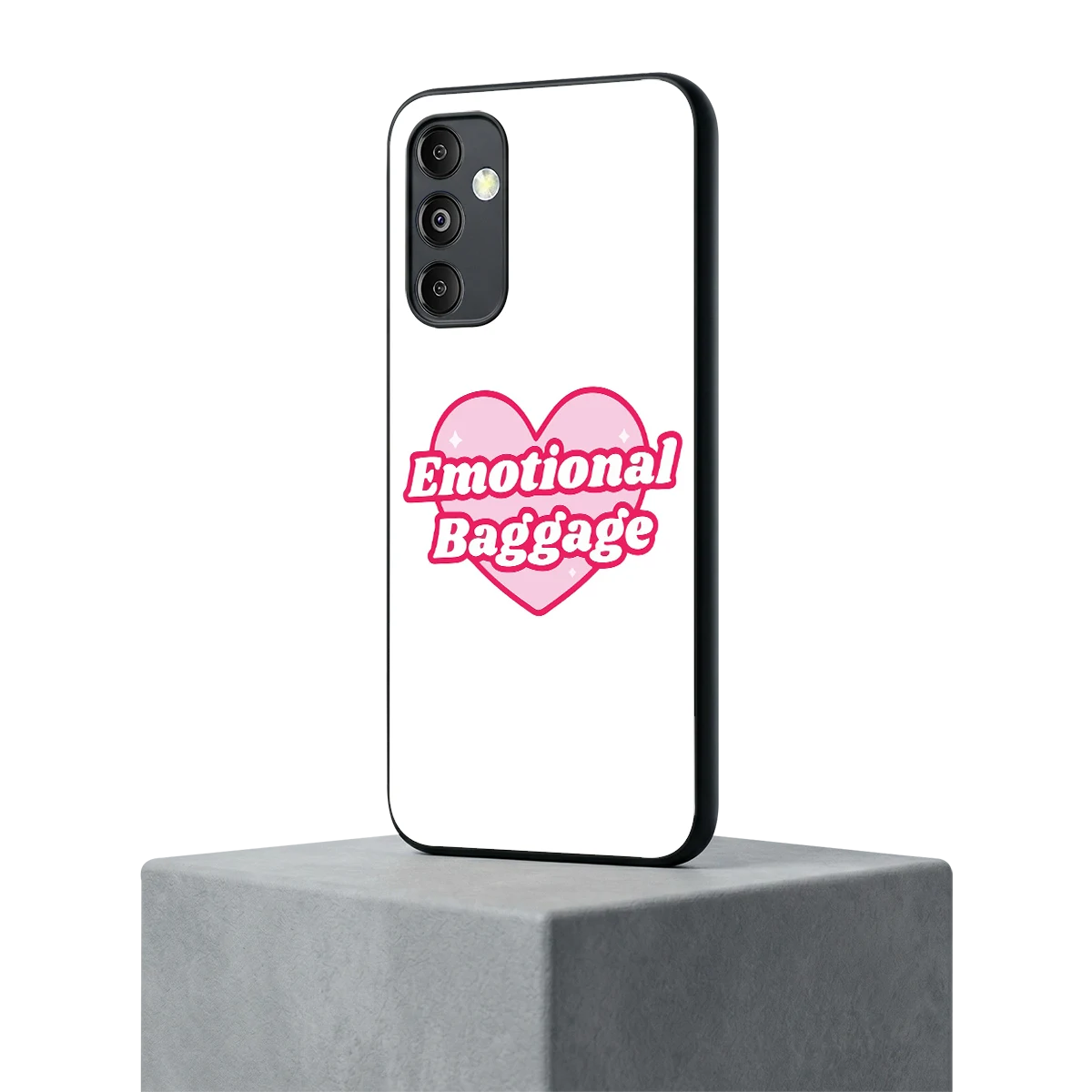 Emotional Baggage samsung galaxy m14 5g mobile cover | shockproof glass phone case