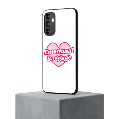 Emotional Baggage samsung galaxy m14 5g mobile cover | shockproof glass phone case