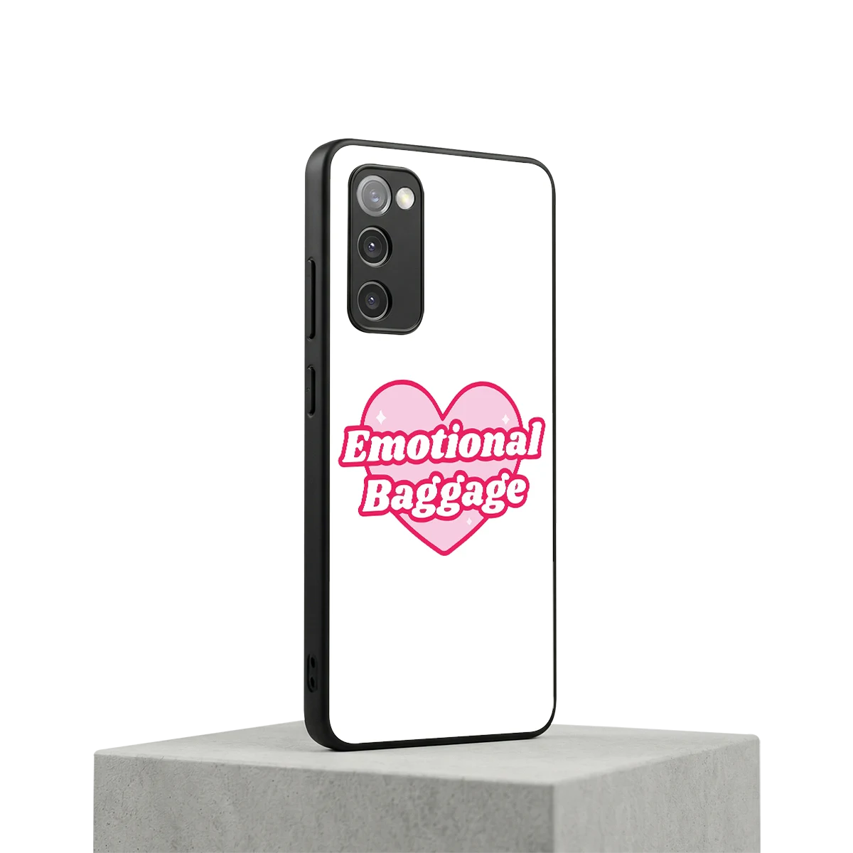 Emotional Baggage samsung galaxy s20 fe mobile cover | shockproof glass phone case