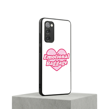 Emotional Baggage samsung galaxy s20 fe mobile cover | shockproof glass phone case
