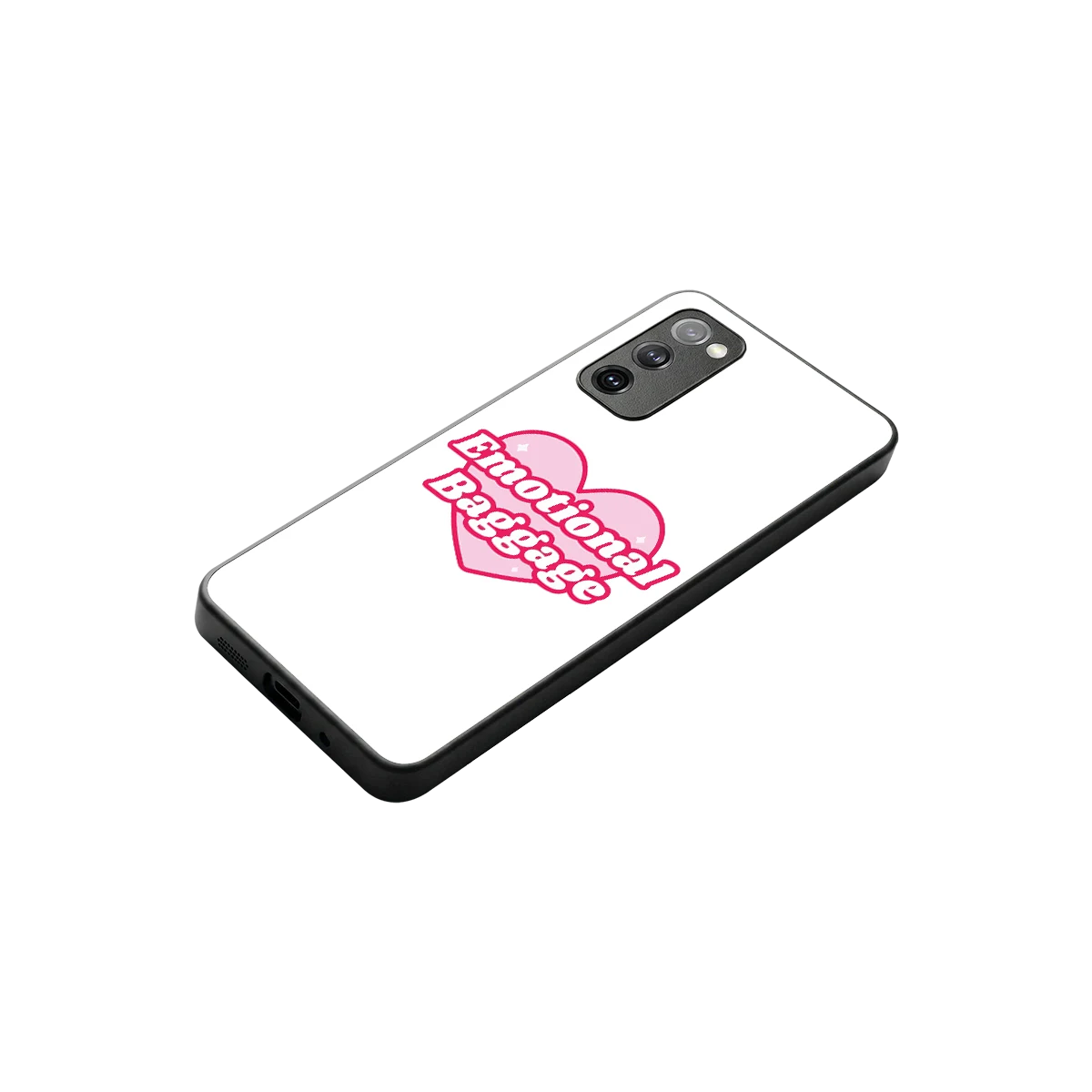 Emotional Baggage stylish phone case for samsung galaxy s20 fe | glossy glass and slim fit
