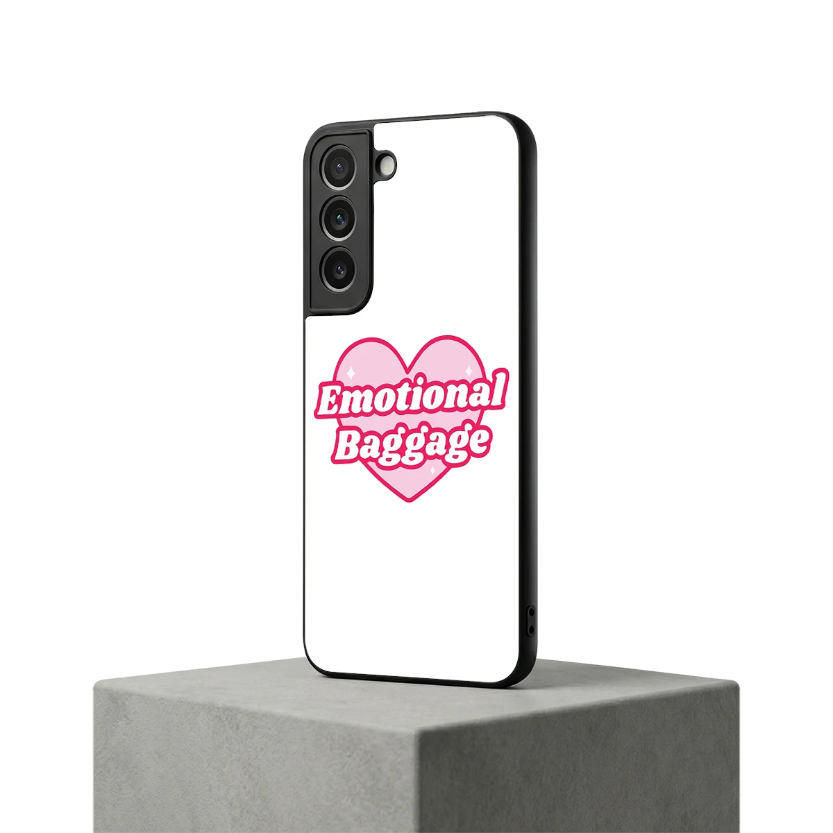 Emotional Baggage samsung galaxy s22 mobile cover | shockproof glass phone case