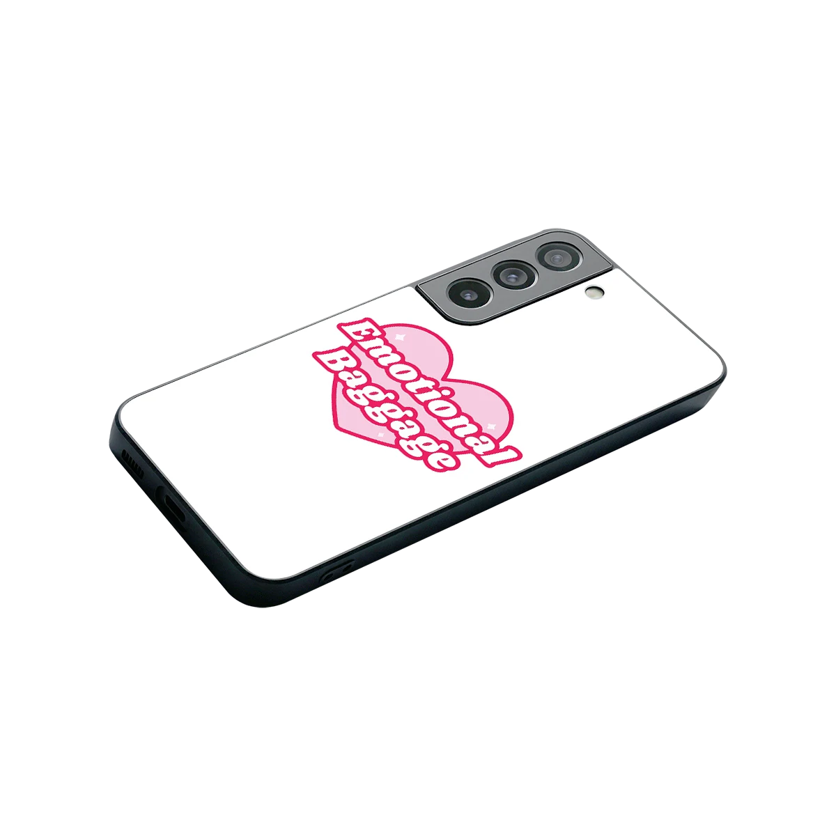 Emotional Baggage stylish phone case for samsung galaxy s22 | glossy glass and slim fit