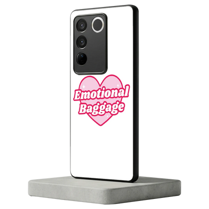 Emotional Baggage vivo v27 5g mobile cover | shockproof glass phone case