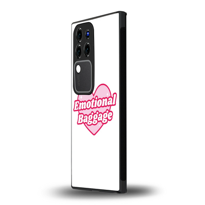 Emotional Baggagevivo v30 pro mobile cover | shockproof glass phone case