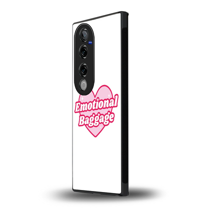 Emotional Baggage vivo v40 pro mobile cover | shockproof glass phone case