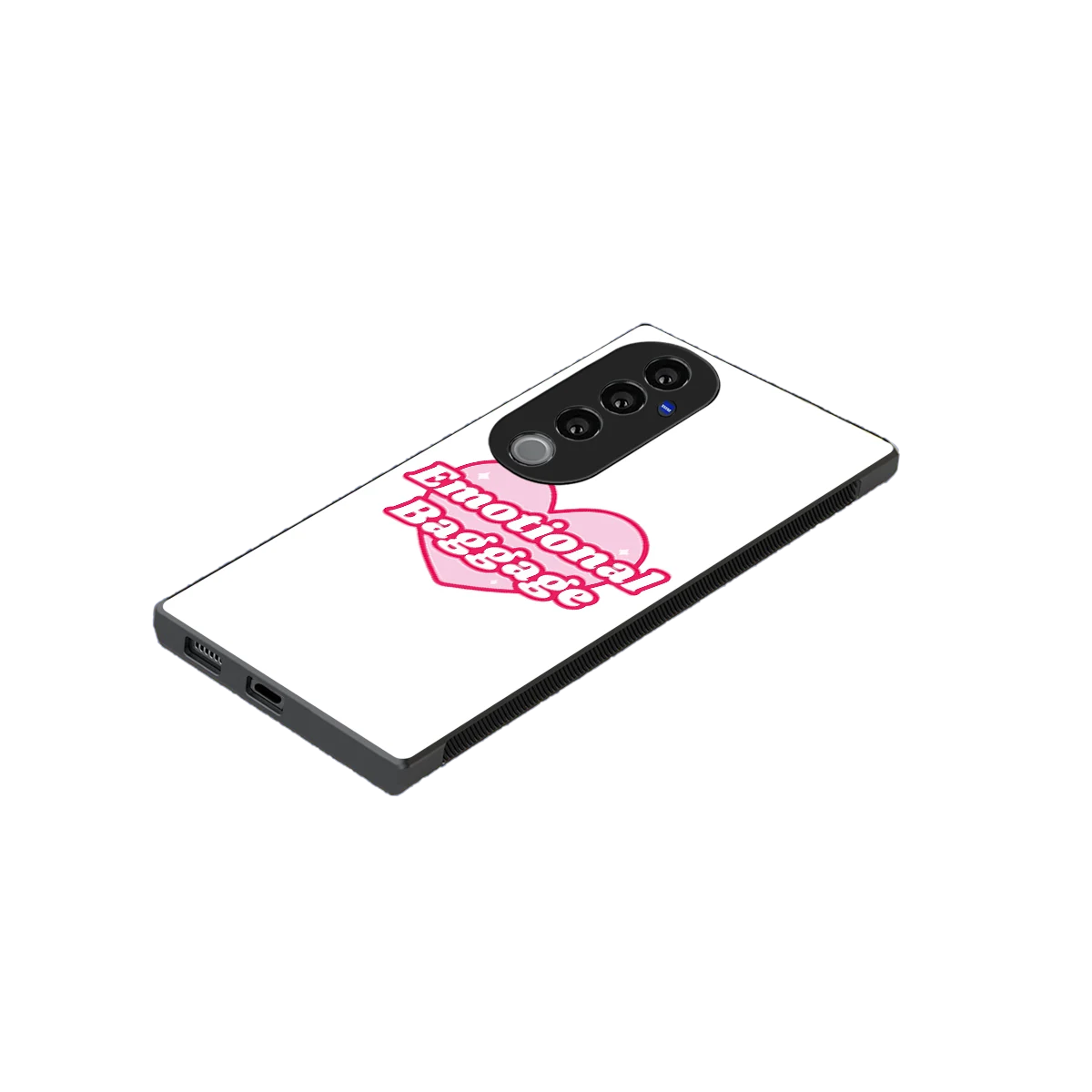 Emotional Baggage stylish phone case for vivo v40 pro | glossy glass and slim fit